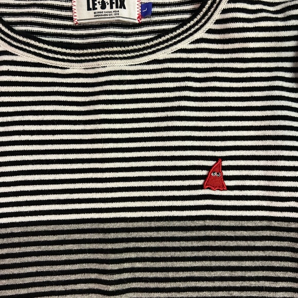 Le Fix Copenhagen- striped knit sweater - Picture 2 of 7